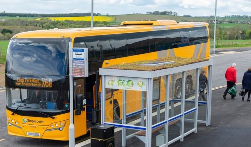 How Scotland Creates an Impact on the Environment With Its Green Bus Stops